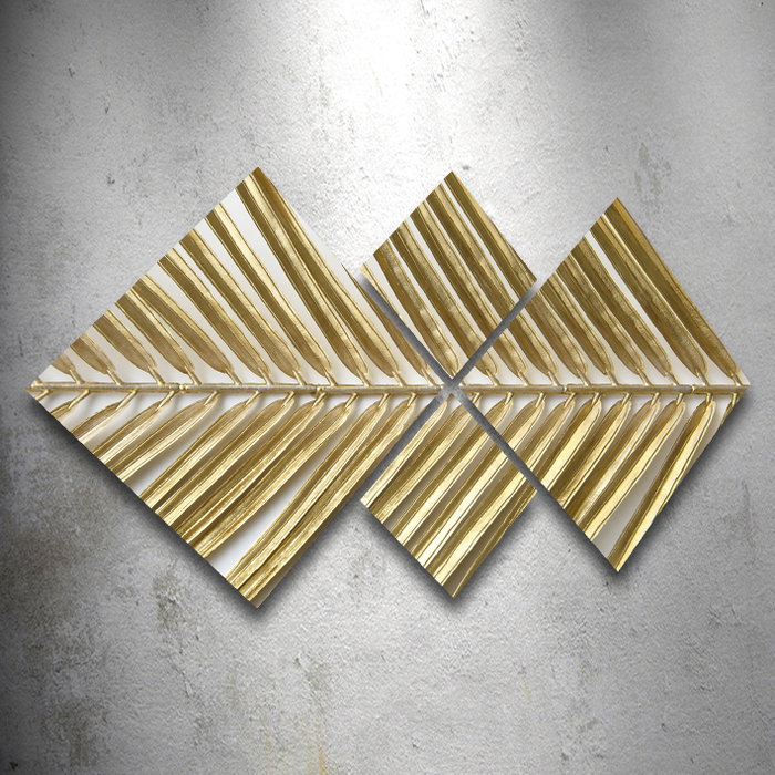 Wallity Cuadro decorativo de MDF Multicolor (4 Piezas) Wallity Cuadro decorativo de MDF Multicolor (4 Piezas)